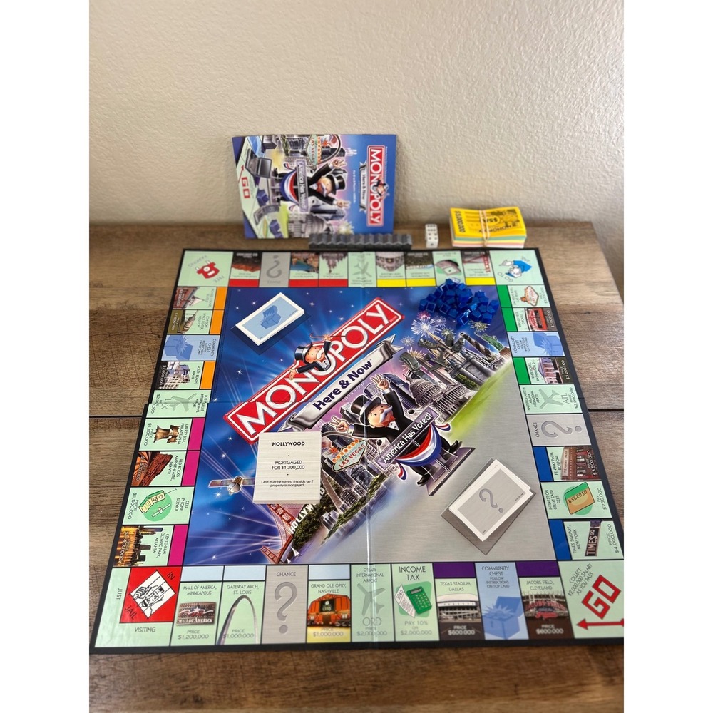 Monopoly Here and Now Edition America Has Voted Board Game Complete